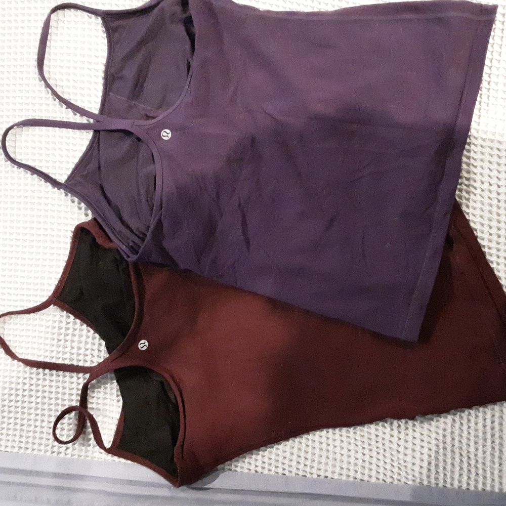 Purple and Burgundy lululemon Tops